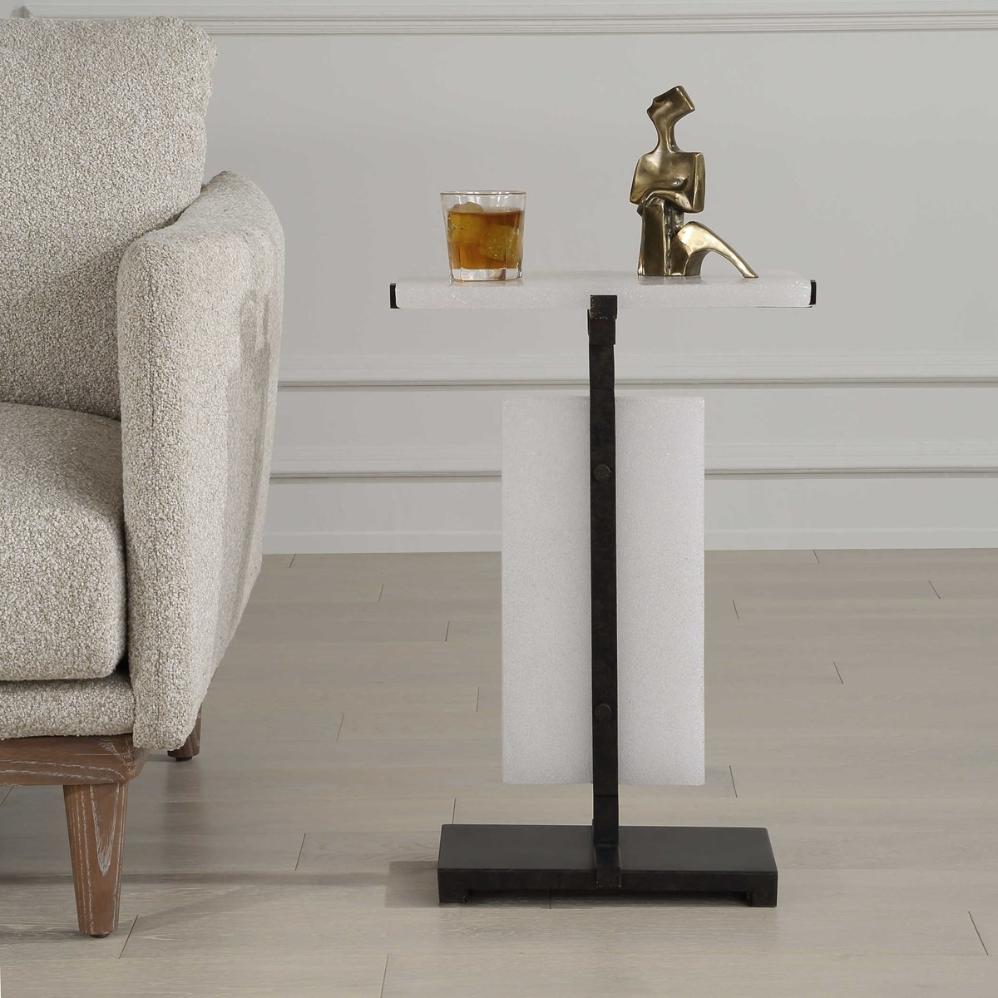 Elements Bubble Glass Accent Table by Uttermost
