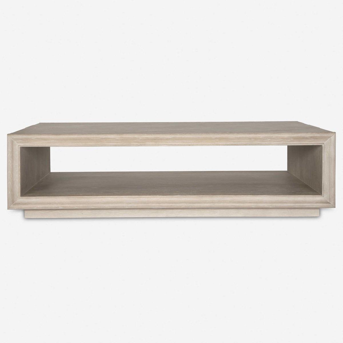 Prism Light Oak Coffee Table by Uttermost