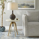 Alice Oak Adjustable Accent Table by Uttermost