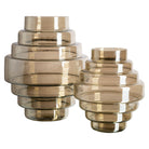 Liosa Smoked Glass Large Vase - Smoke by Richmond Interiors
