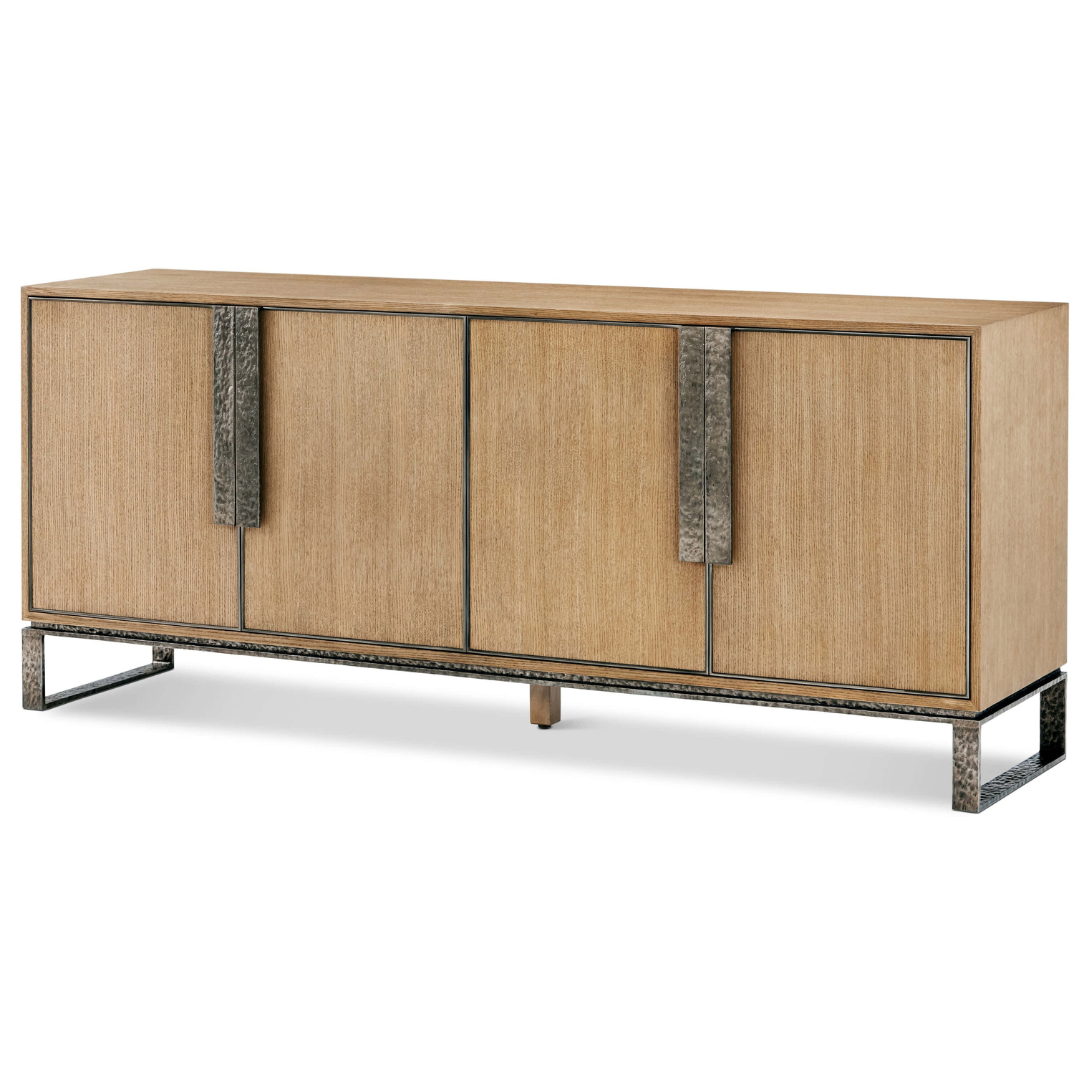 Essence Media Cabinet in Blonde by Theodore Alexander