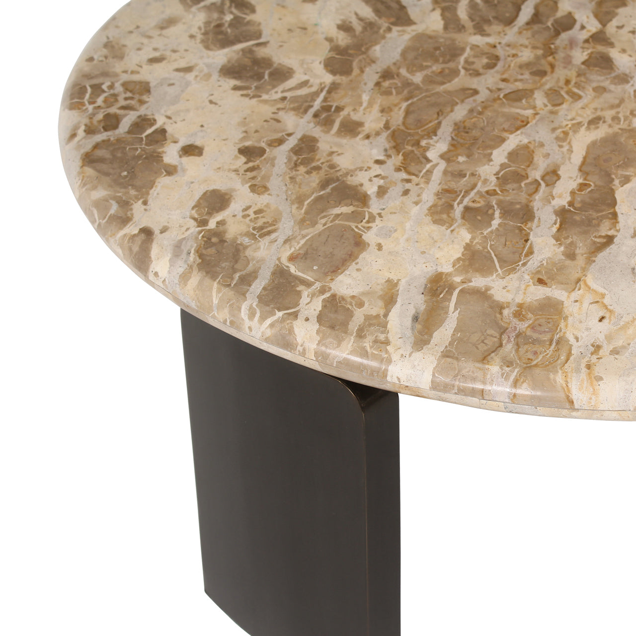 Bayonne Bronze & Marble Coffee Table (Set of 2) by Richmond Interiors