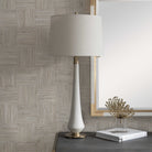Marille Ivory Stone Table Lamp by Uttermost