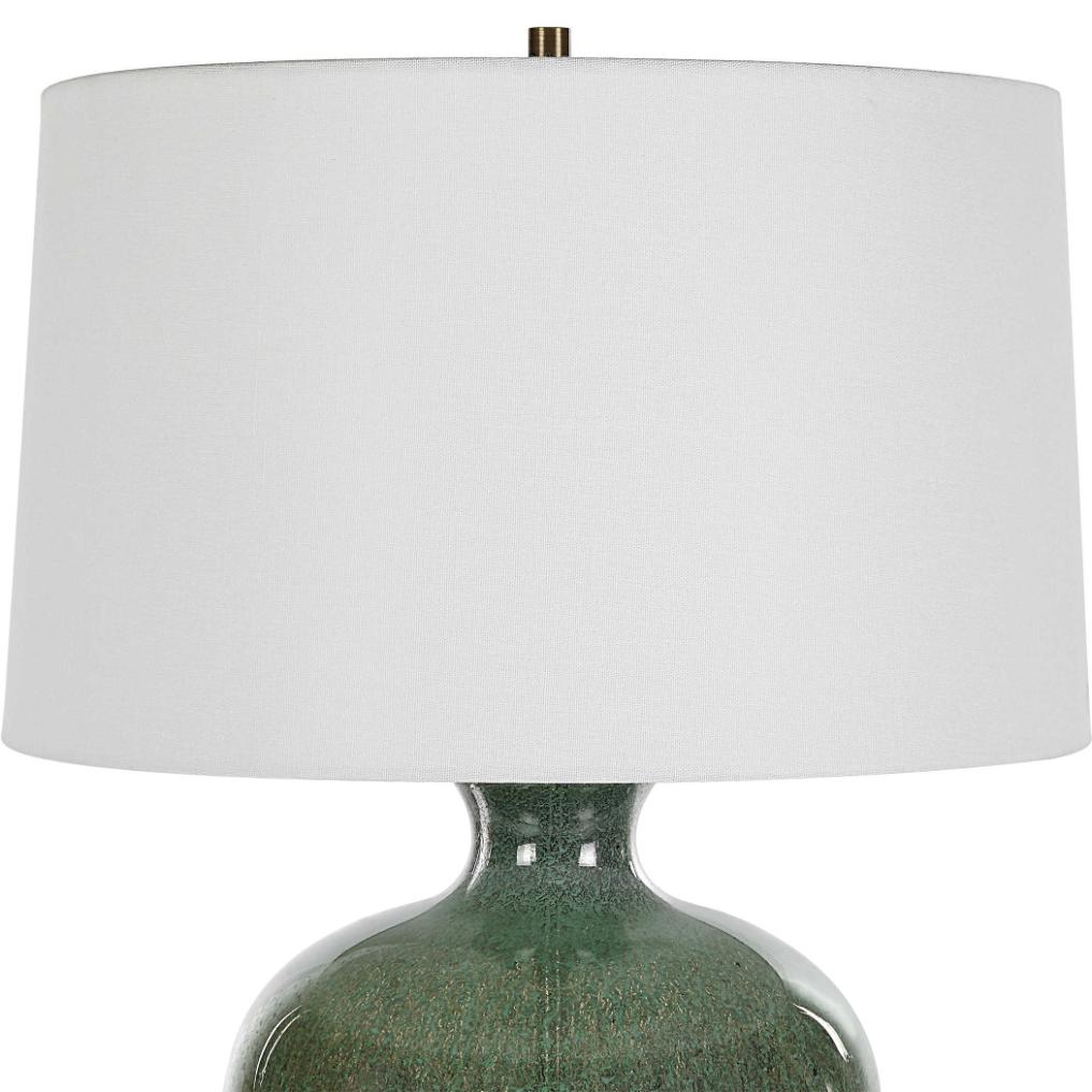 Nataly Aged Green Table Lamp by Uttermost