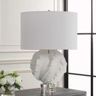 Saylor White Table Lamp by Uttermost