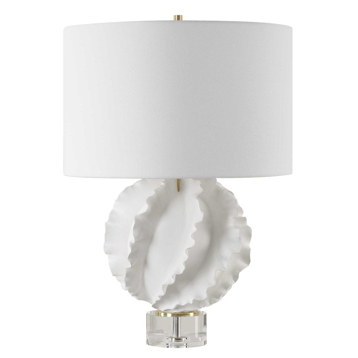 Saylor White Table Lamp by Uttermost