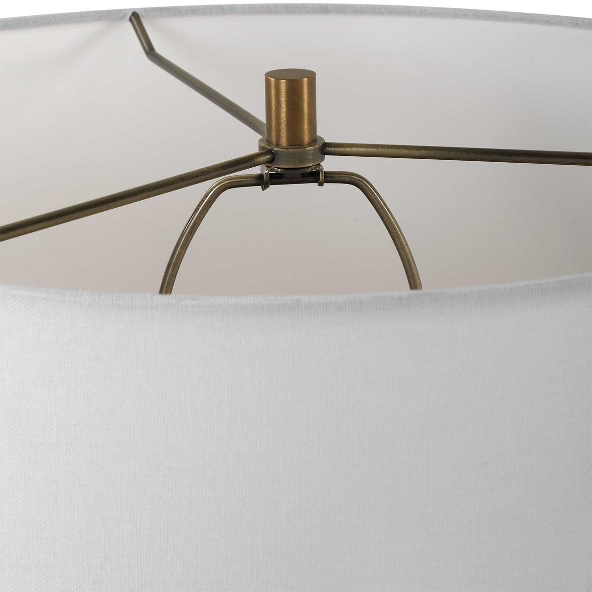 Stratified White Table Lamp by Uttermost