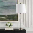 Colette White Stone Table Lamp by Uttermost