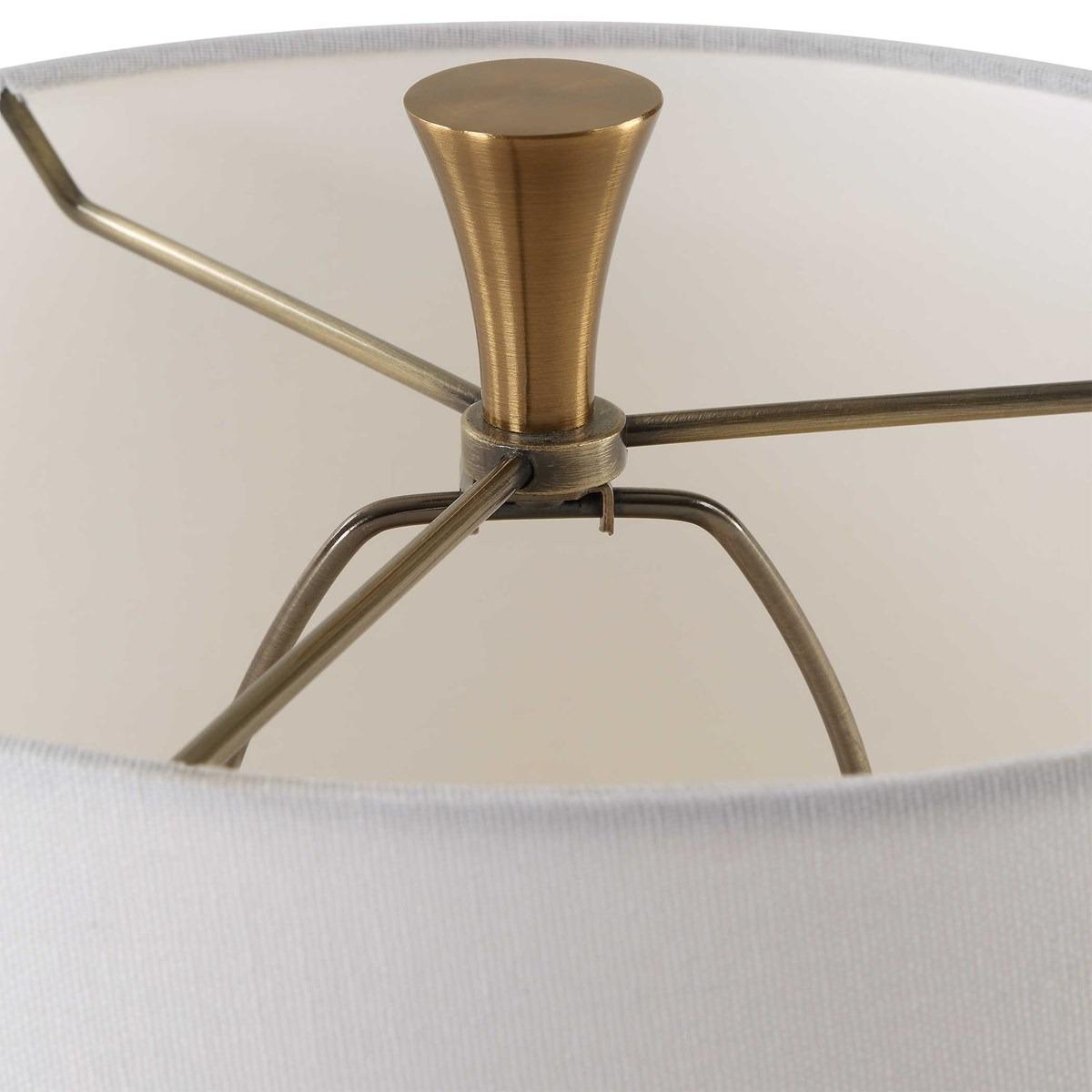 Colette White Stone Table Lamp by Uttermost