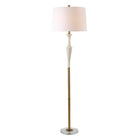 Colette White Stone Floor Lamp by Uttermost