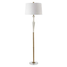 Colette White Stone Floor Lamp by Uttermost