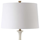 Colette White Stone Floor Lamp by Uttermost