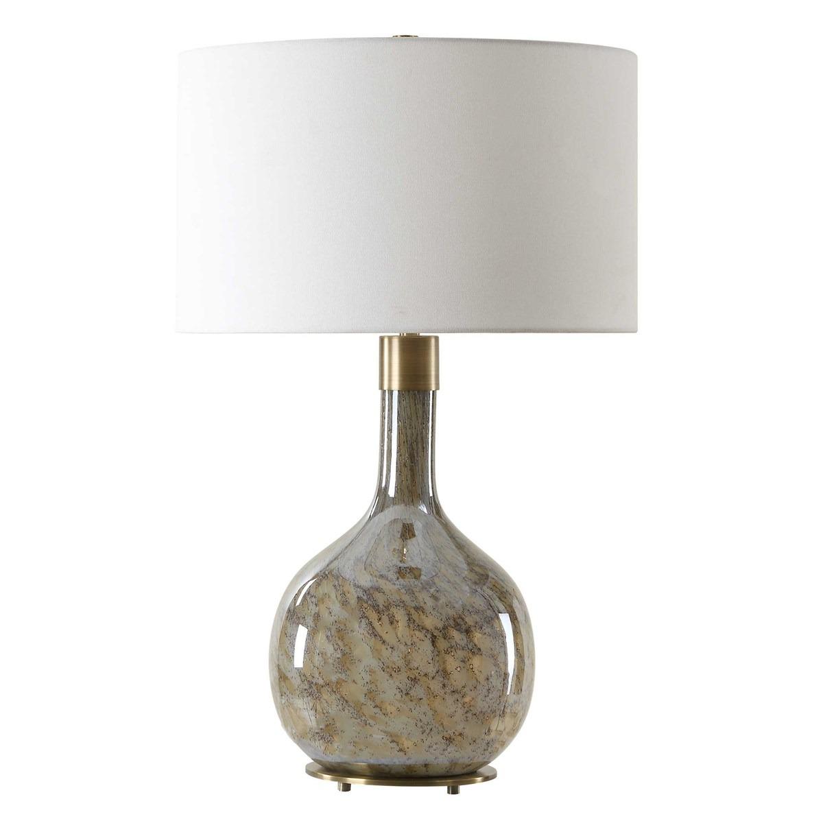 Rhine Brown Glass Table Lamp by Uttermost
