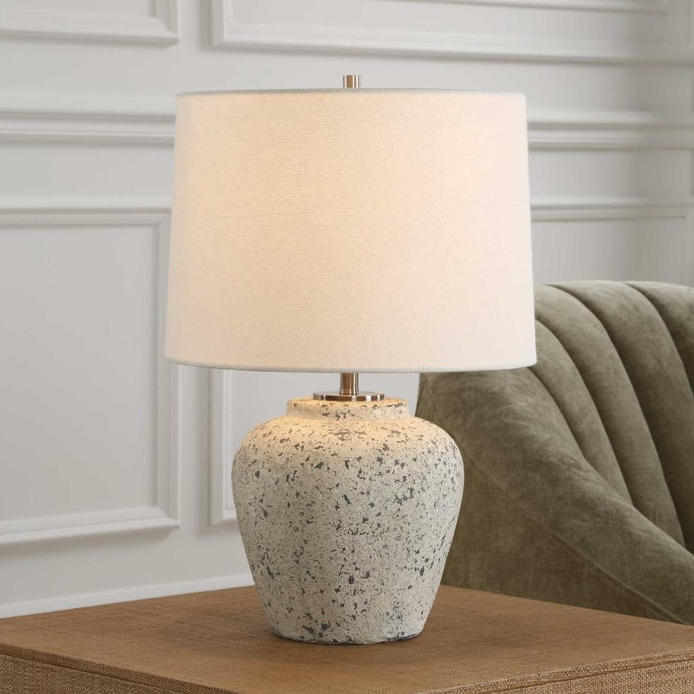 Rupture Aged Ivory Table Lamp by Uttermost