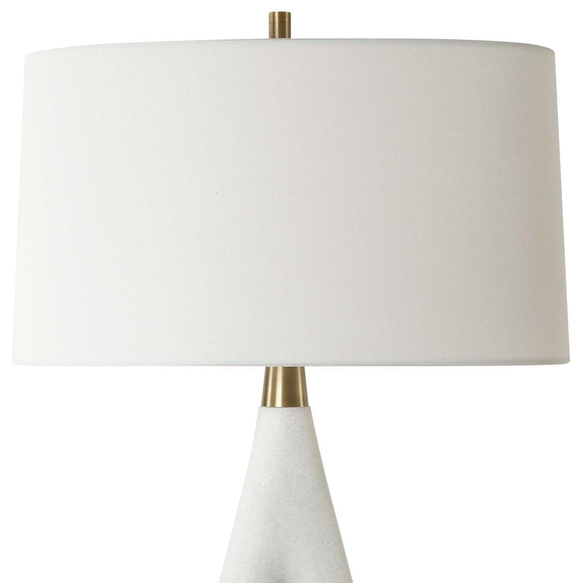 Promenade White Table Lamp by Uttermost