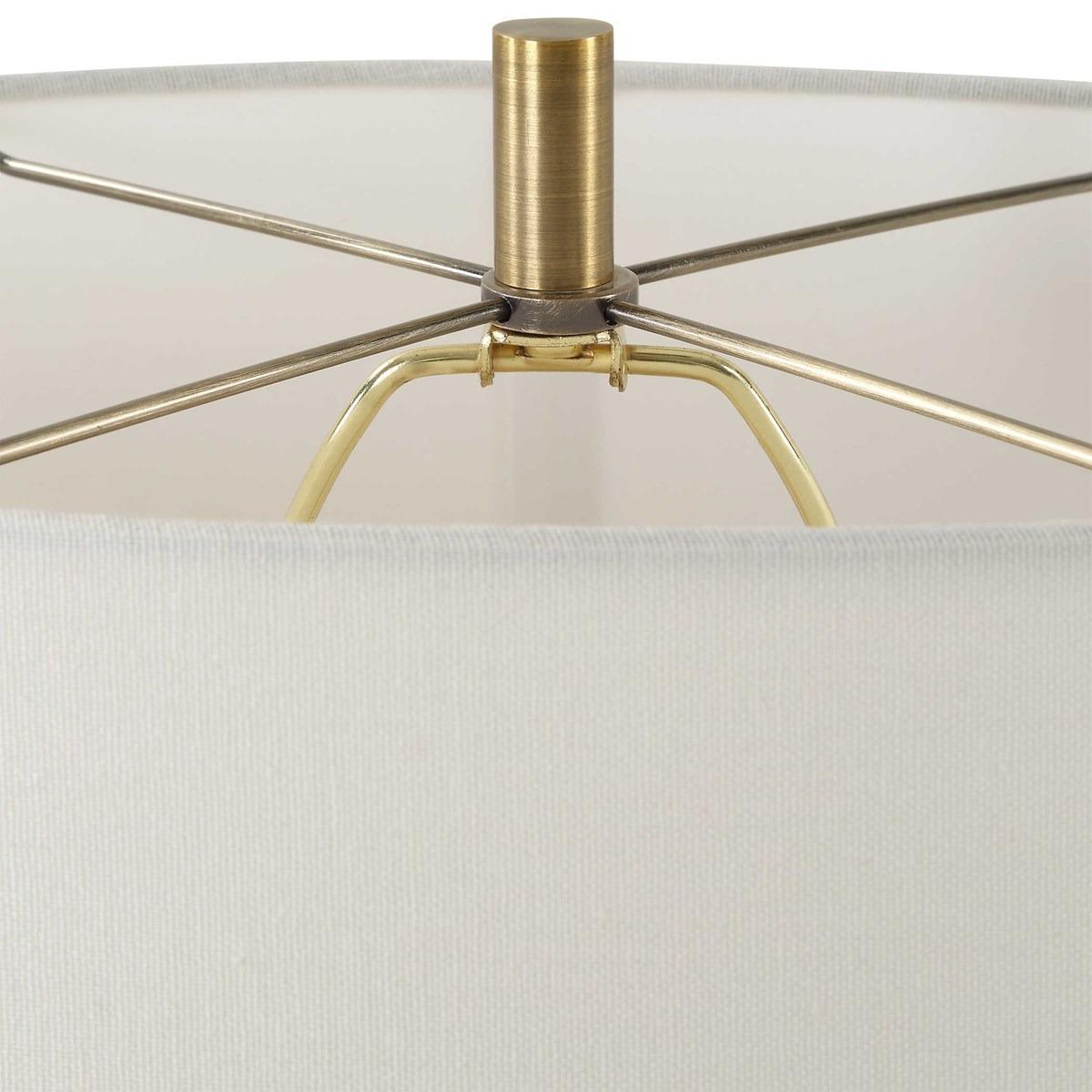 Promenade White Table Lamp by Uttermost
