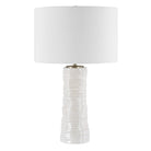 Pavlova Glossy White Table Lamp by Uttermost