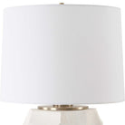 On Edge Chalk White Table Lamp by Uttermost