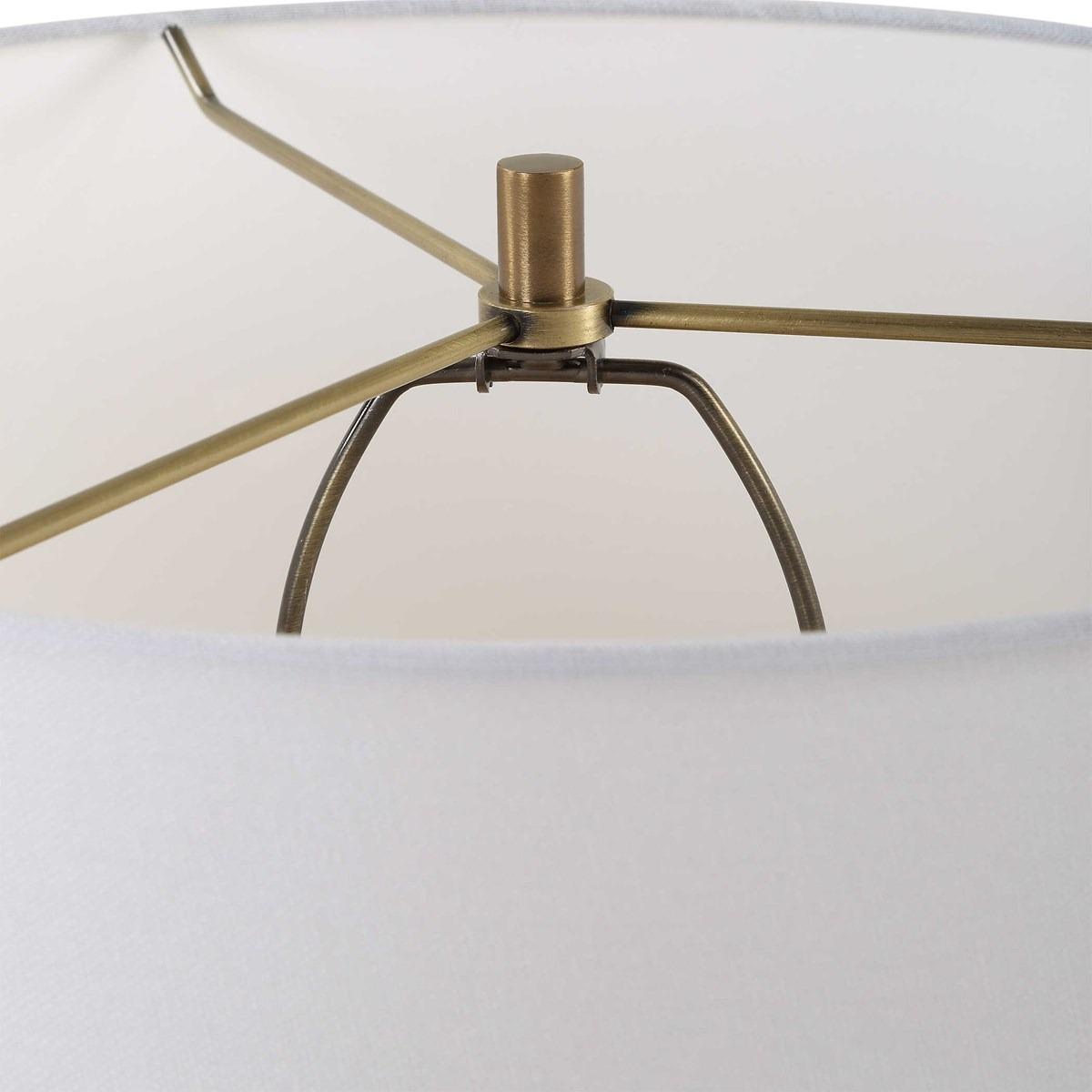Vieste White Table Lamp by Uttermost