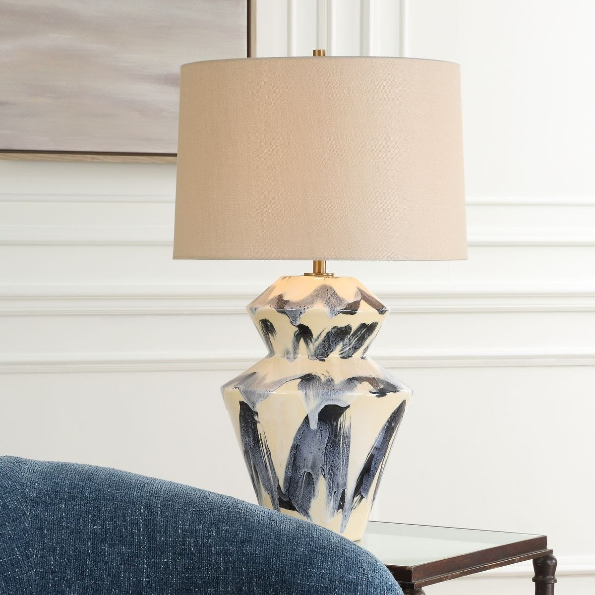 Oranda Abstract Geometric Table Lamp by Uttermost