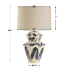 Oranda Abstract Geometric Table Lamp by Uttermost