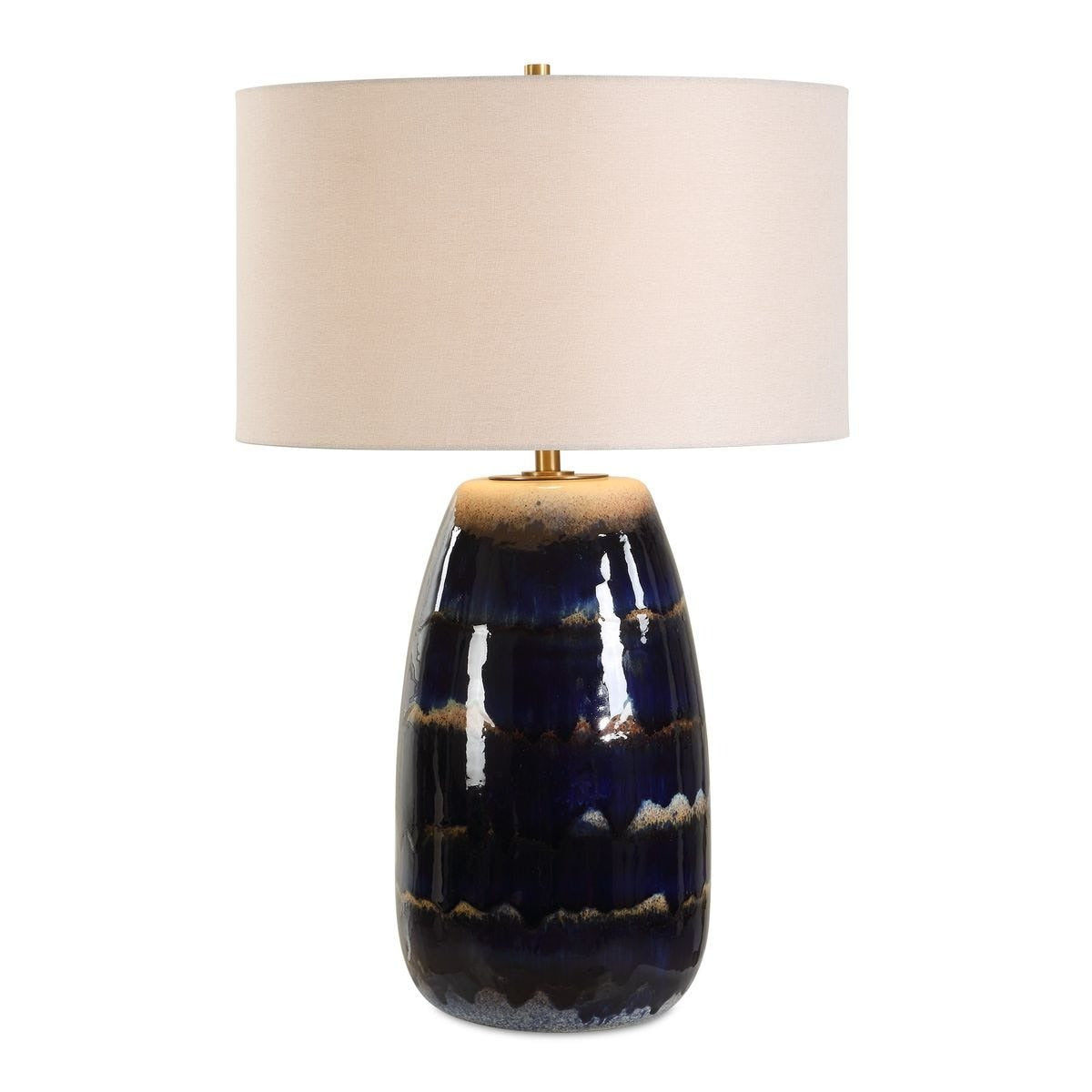 Orleans Blue Glaze Table Lamp by Uttermost