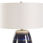 Orleans Blue Glaze Table Lamp by Uttermost