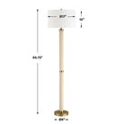Wessex White Floor Lamp by Uttermost
