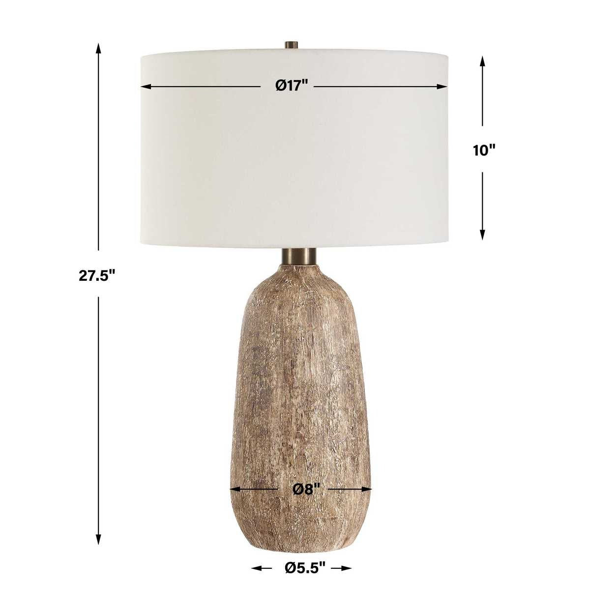 Napier Earthy Brown Table Lamp by Uttermost