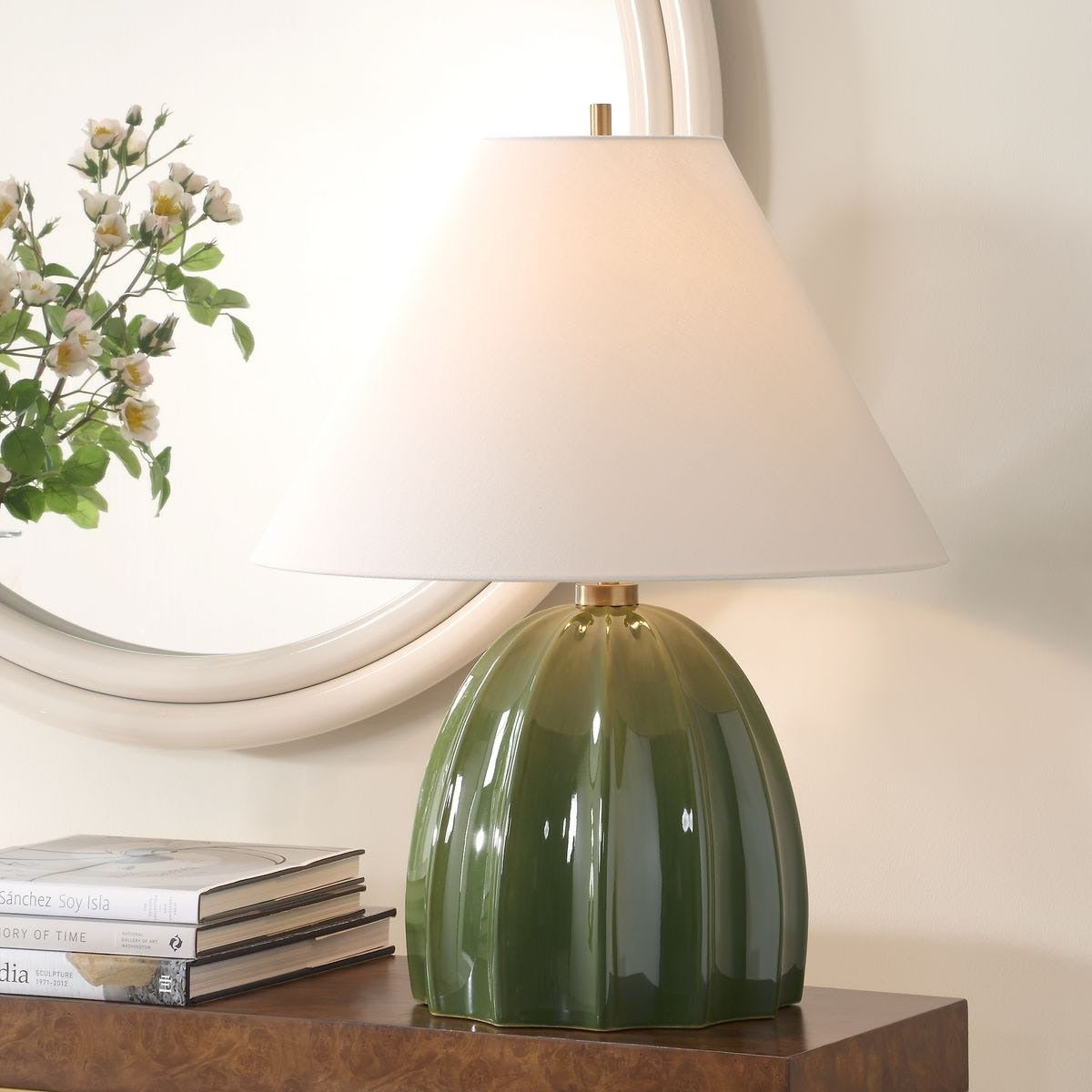 Renna Moss Green Table Lamp by Uttermost