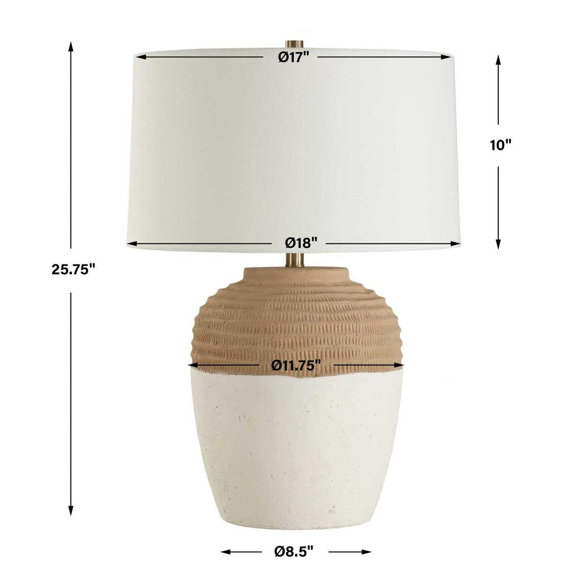 Bellaby Terracotta Table Lamp by Uttermost