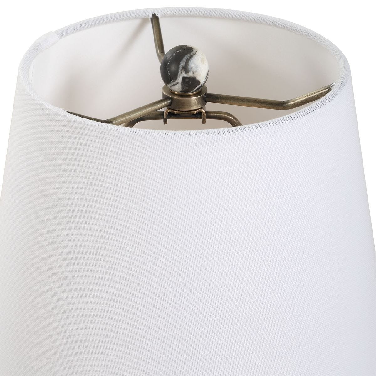 Marcela Panda Marble Buffet Lamp by Uttermost