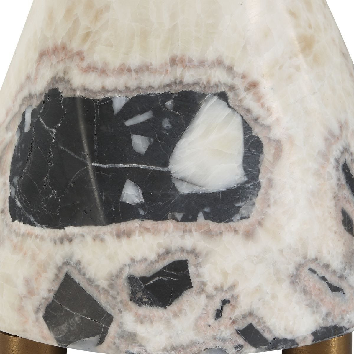 Marcela Panda Marble Buffet Lamp by Uttermost