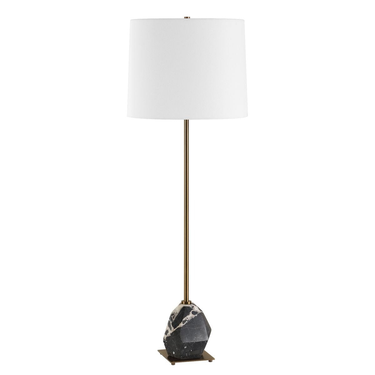 Rowland Panda Marble Buffet Lamp by Uttermost