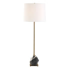 Rowland Panda Marble Buffet Lamp by Uttermost