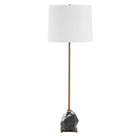 Rowland Panda Marble Buffet Lamp by Uttermost