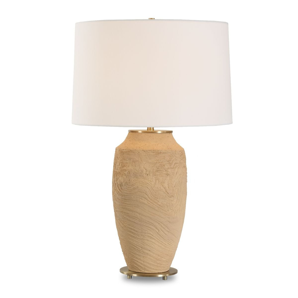 Sandstone Flow Terracotta Table Lamp by Uttermost