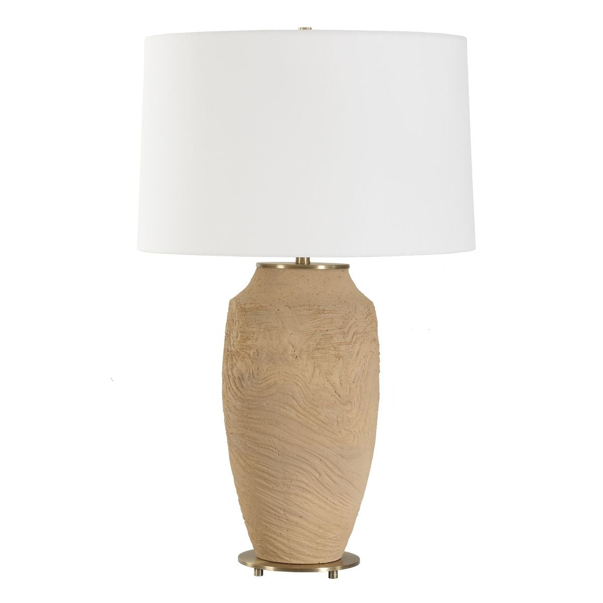Sandstone Flow Terracotta Table Lamp by Uttermost