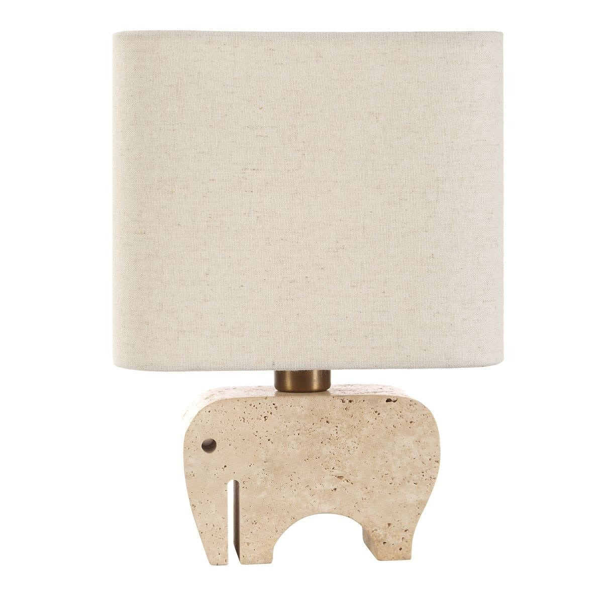 Tusk Travertine Accent Lamp by Uttermost