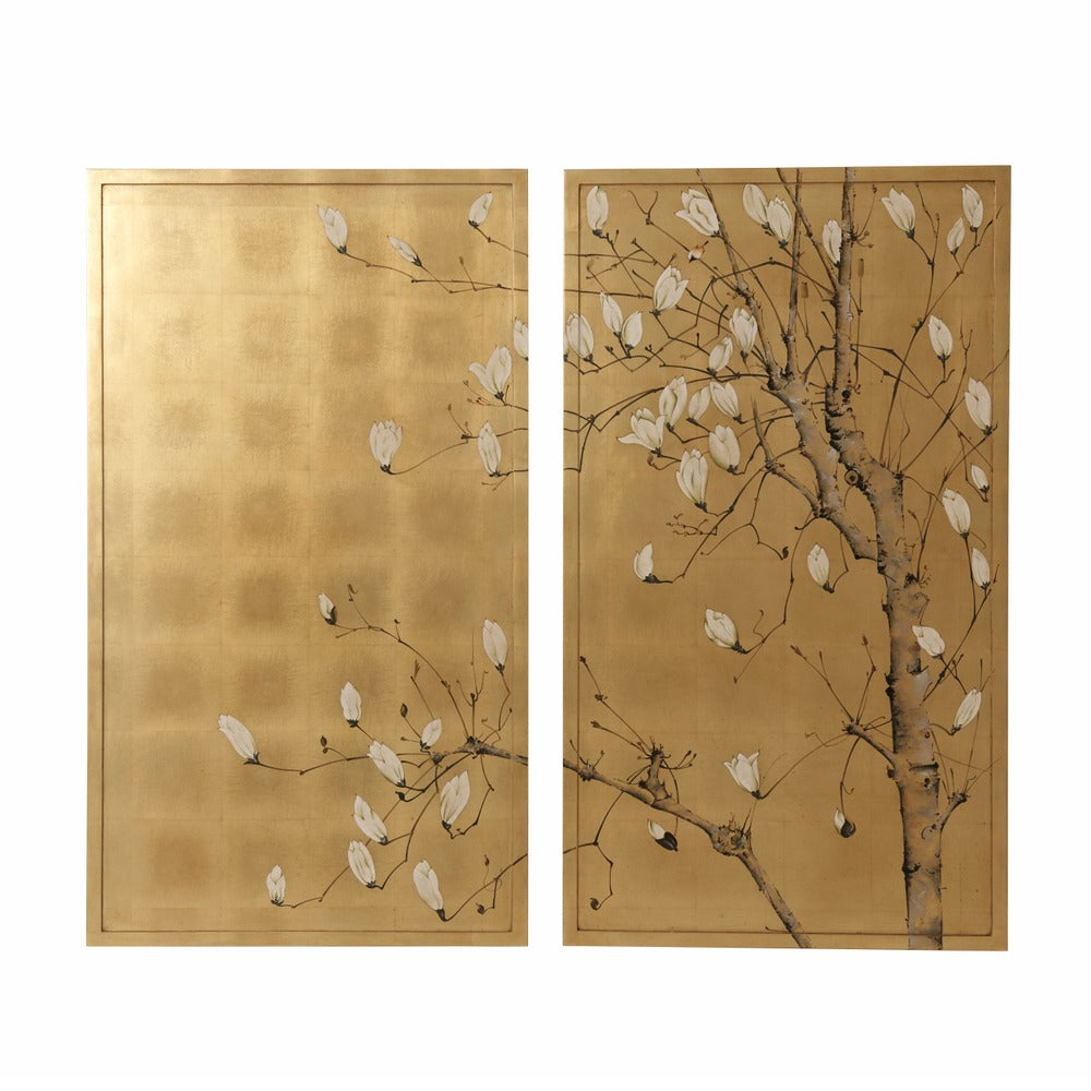 Spring Magnolias Wall Decor by Theodore Alexander