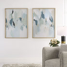 Seabreeze Abstract Framed Canvas Prints - Set of 2 by Uttermost