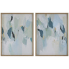 Seabreeze Abstract Framed Canvas Prints - Set of 2 by Uttermost