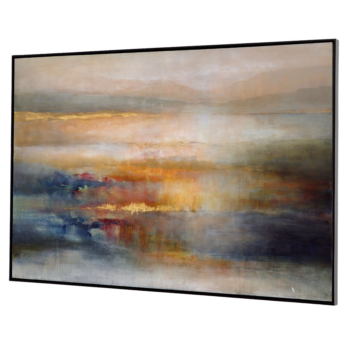 Seafaring Dusk Hand Painted Abstract Art by Uttermost