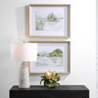 Serene Lake Framed Prints - Set of 2 by Uttermost
