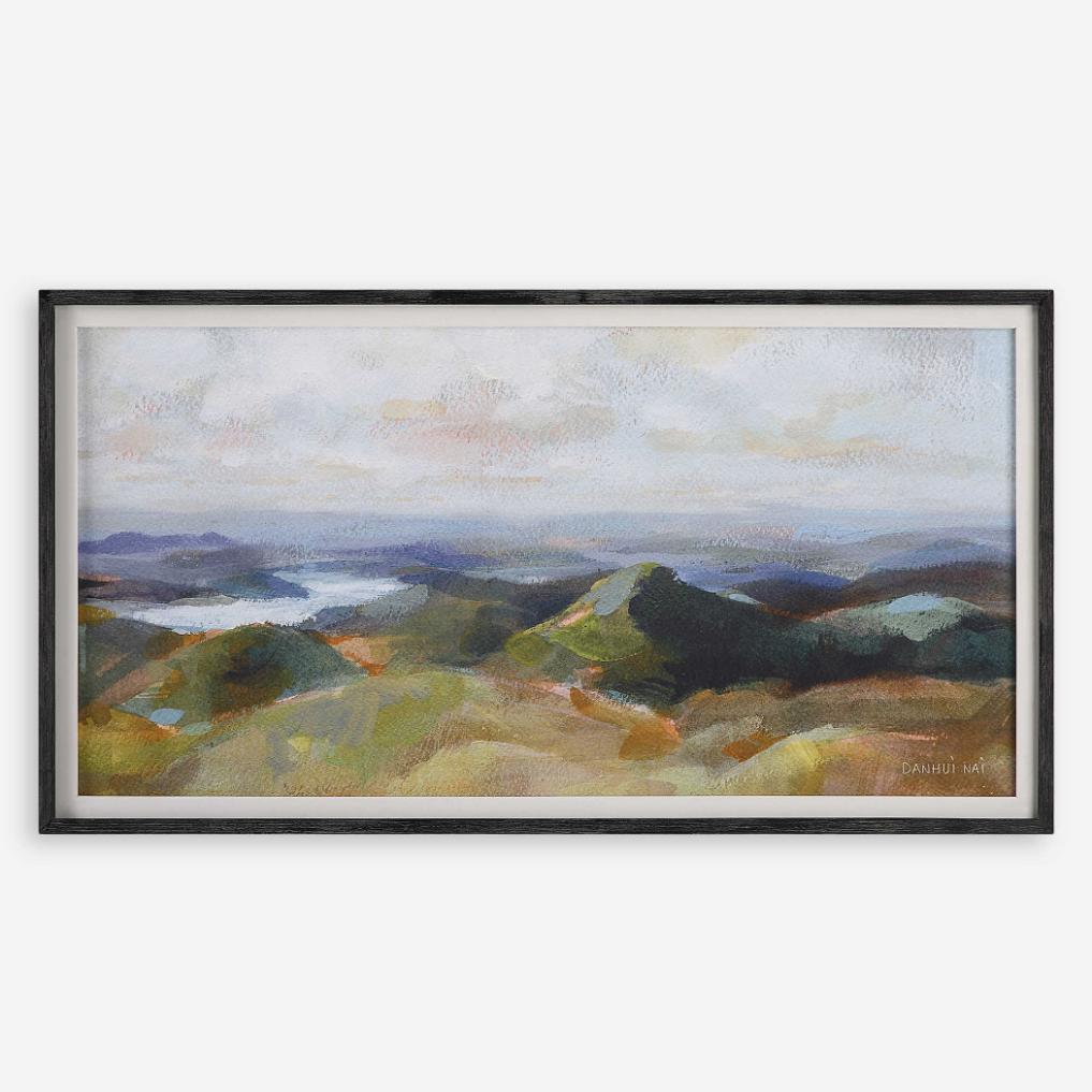 Above The Lakes Framed Landscape Print by Uttermost