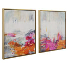 Color Theory Framed Abstract Art - Set of 2 by Uttermost