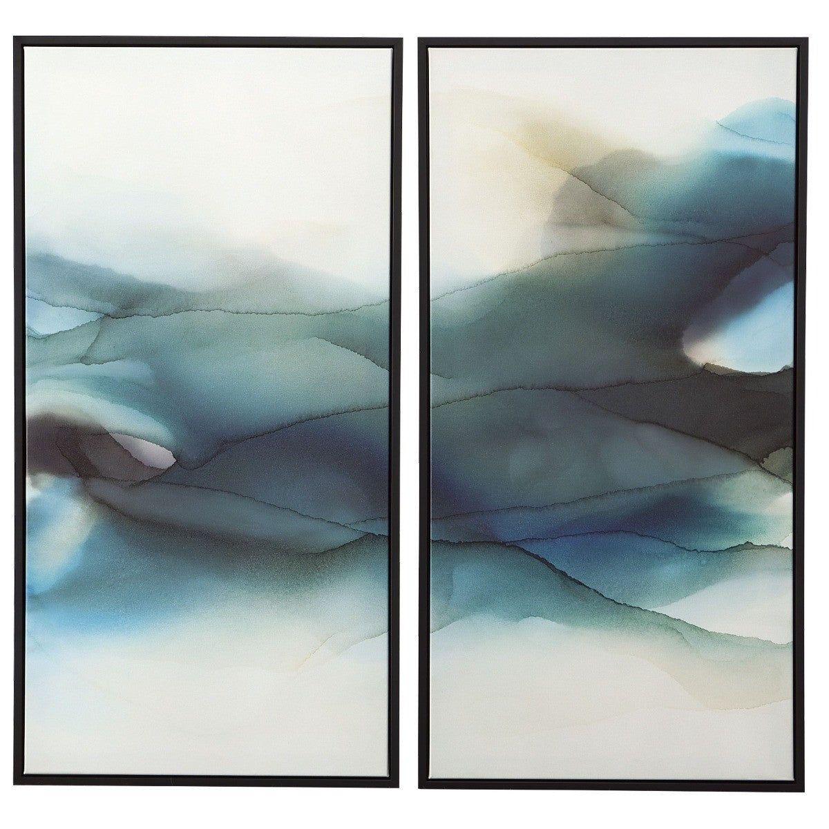 September Desert Modern Watercolor Art - Set of 2 by Uttermost