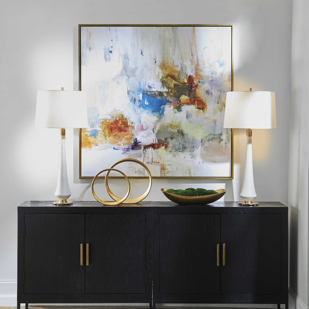 In The Beginning Framed Canvas by Uttermost