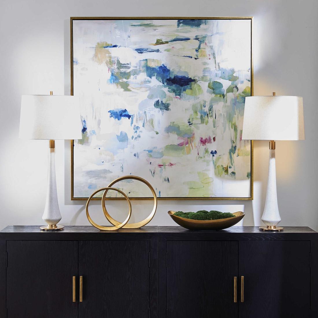 Abstract Reflections Framed Canvas by Uttermost