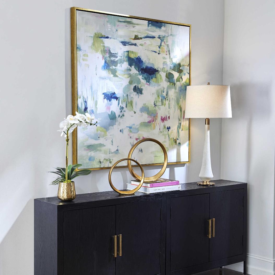 Abstract Reflections Framed Canvas by Uttermost